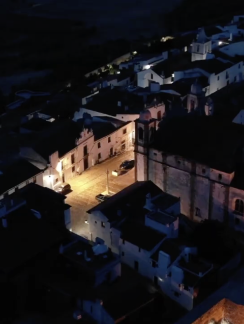 Iluminação Noturna em Évora